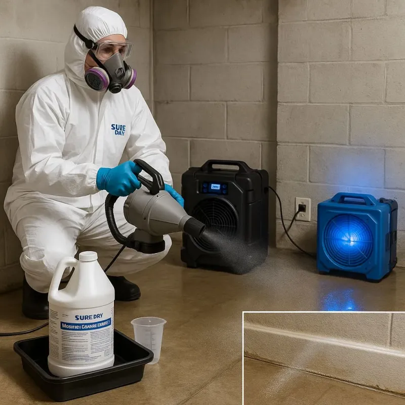 Sanitization and Odor Removal process in Richmond, MI